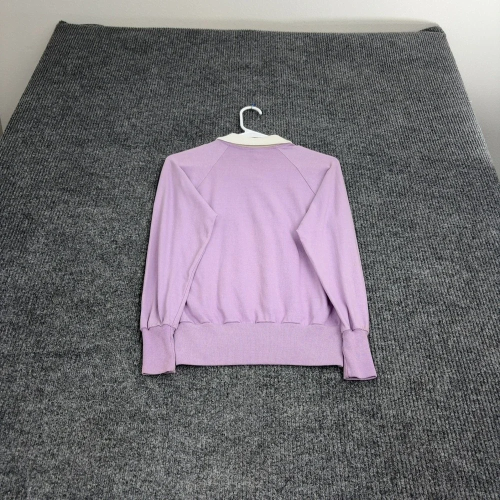Vintage Penn State‎ Medallion Sweatshirt Women S Purple Collared Preppy Casual